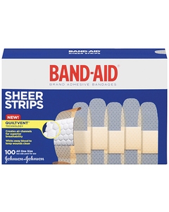 Band-Aid Sheer Strip Bandages