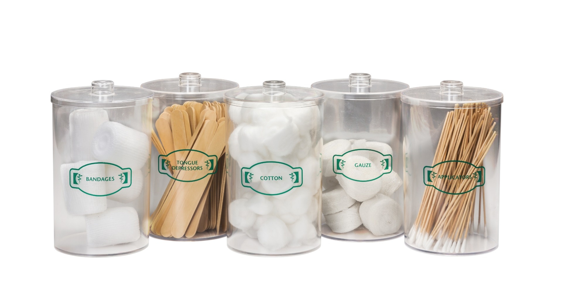 Acrylic Sundry Jars and Wall Rack
