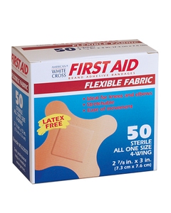 Flexible Fabric 4-Wing Bandages 