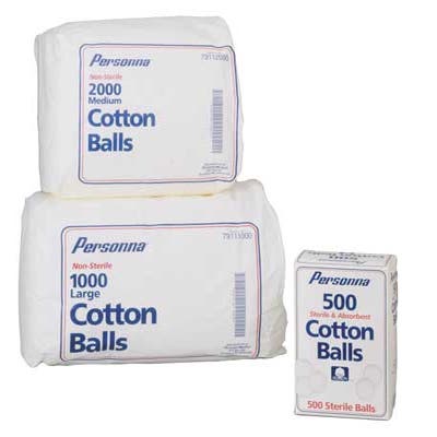  Dealmed Cotton Balls – 500 Count Medium Cotton Balls,  Non-Sterile Bag of Cotton Balls in Easy to Access Zip-Locked Bag, Great for  Skin Prep, Wound Cleansing, and DIY Needs 