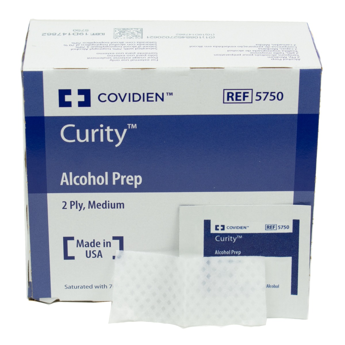 Sterile 2 Ply, Curity Alcohol Prep Pads